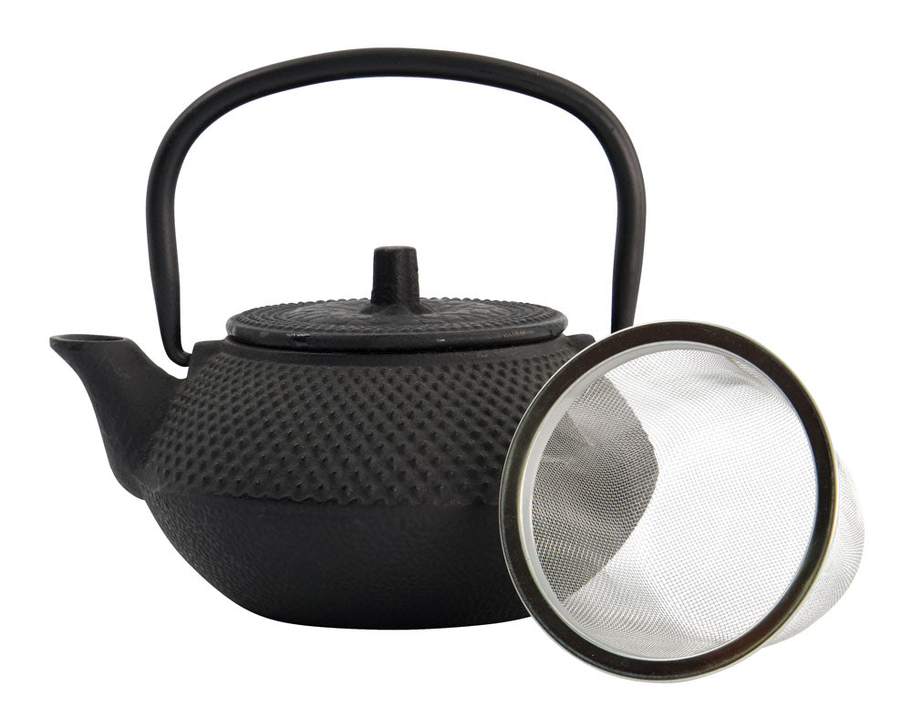 WY Tea Kettle Iron 13.5x11.5x8.5cm Arare 0.35L BLACK 1/12