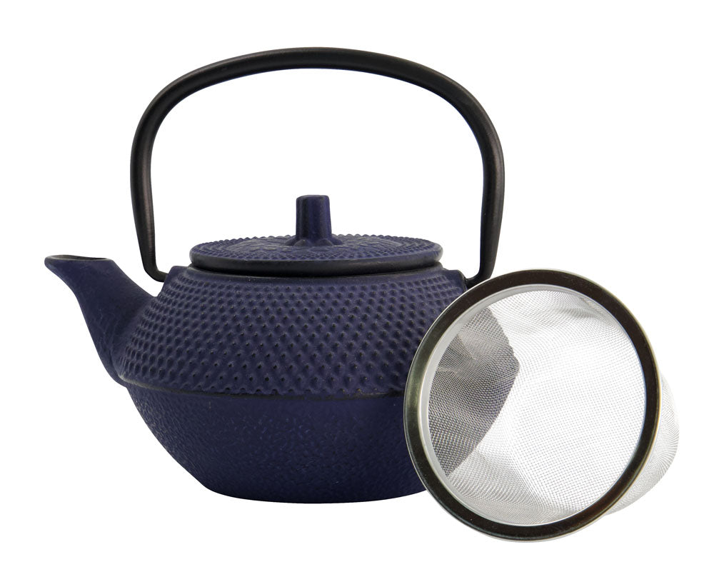WY Tea Kettle Iron 13.5x11.5x8.5cm Arare 0.35L BLUE 1/12
