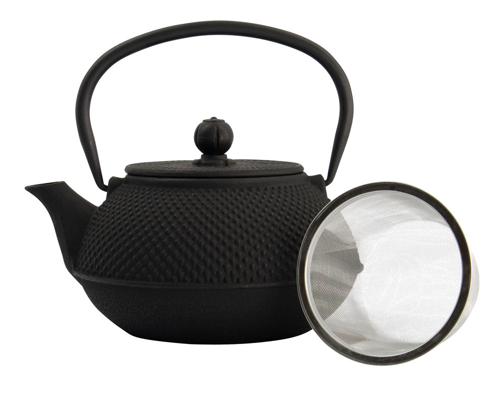 WY Tea Kettle Iron 17.5x15x10cm Arare 0.8L BLACK 1/8