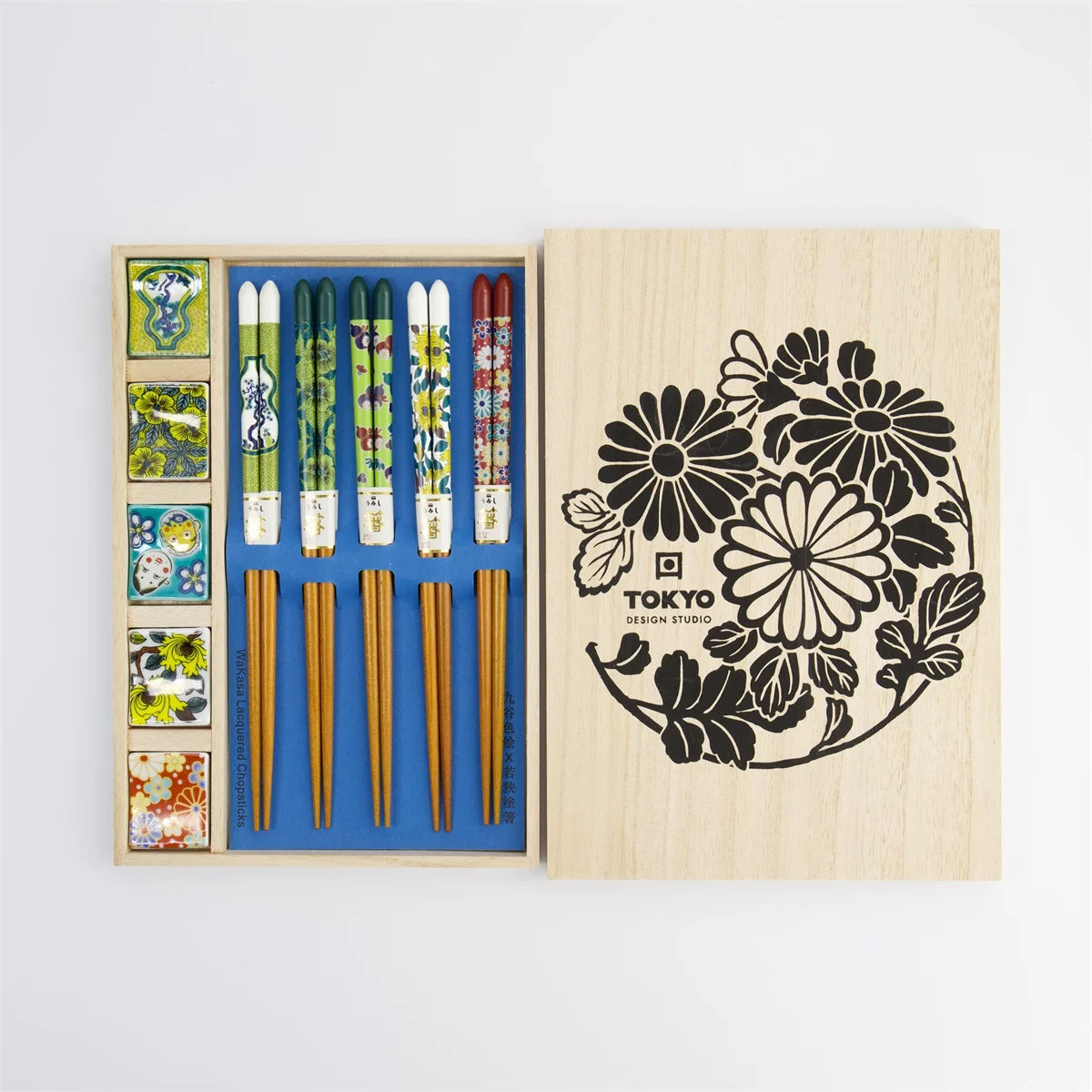 Chopstick Giftset/10 Japan in Wooden Box DJ23-0609-15