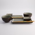 Olive Glassy 8 Piece Sushi Gift Set
