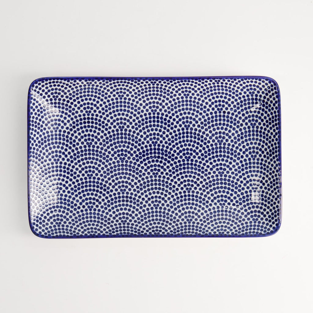 Nippon Blue Plate 21x13.5cm