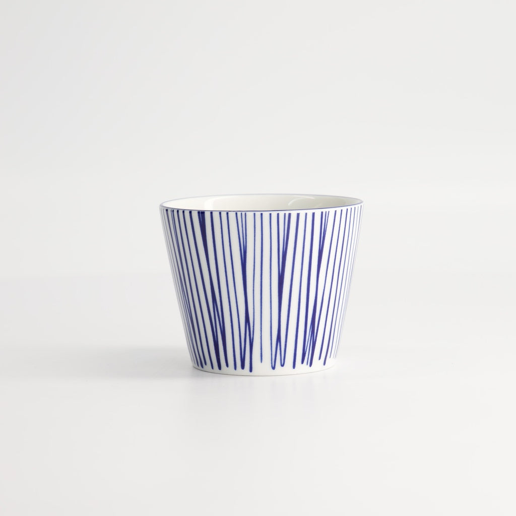 Nippon Blue Cup 8.3x6.5cm 180ml Lines