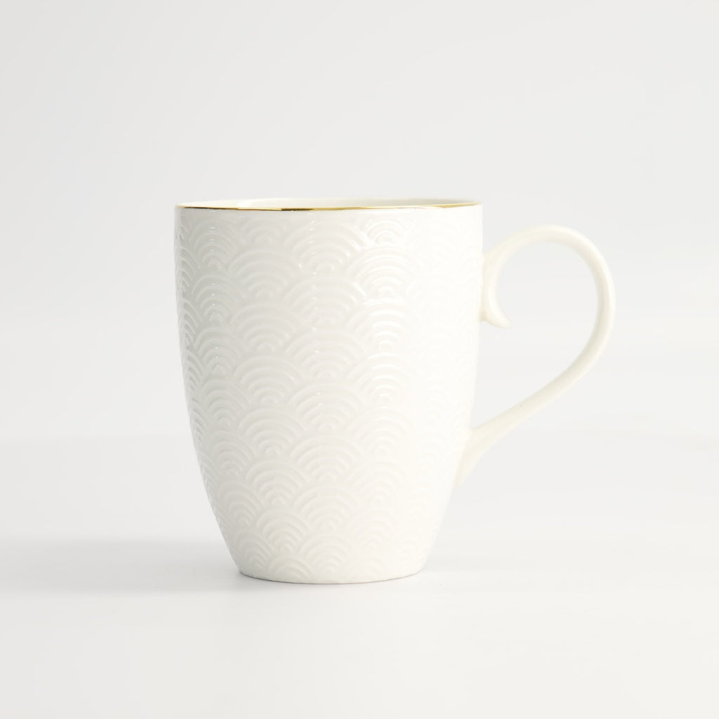 Nippon White Gold Rim Mug