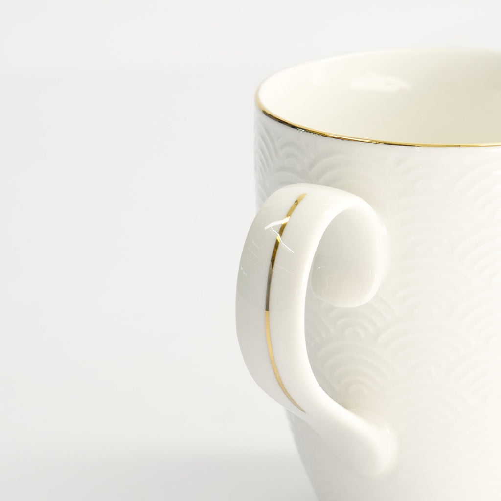 Nippon White Gold Rim Mug