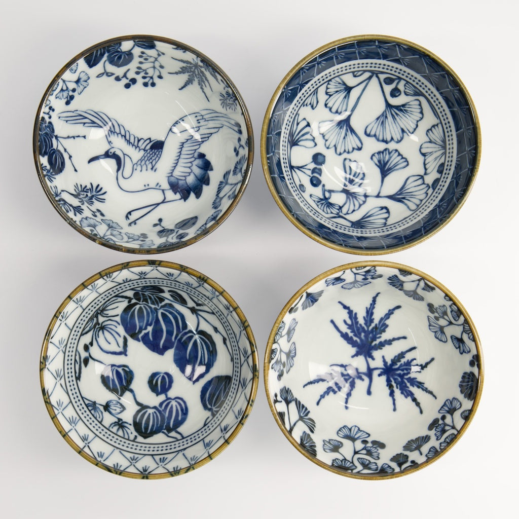 Flora Japonica Rice Bowl Giftset 4pcs