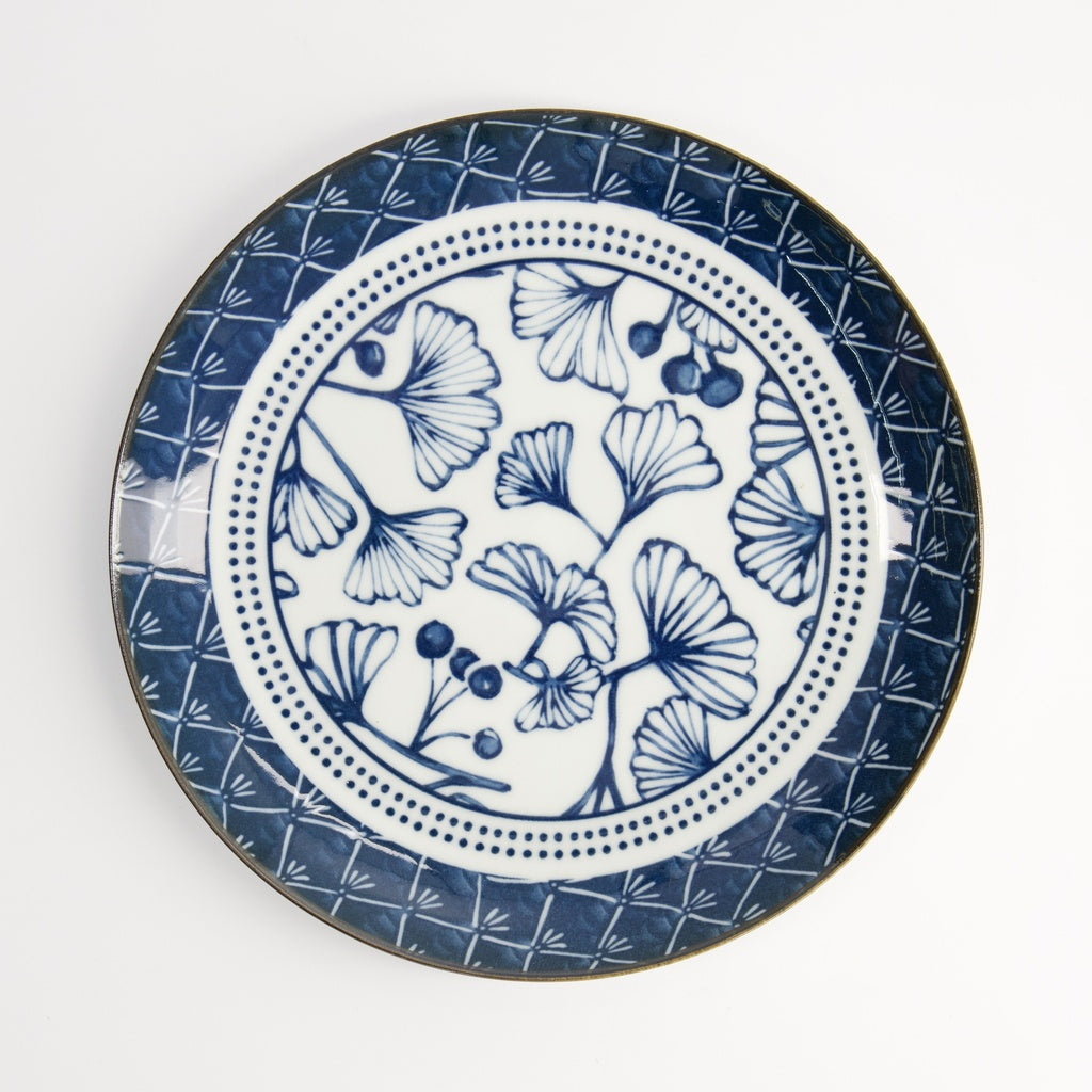 Flora Japonica Plate 20.6x2.2cm Gingko