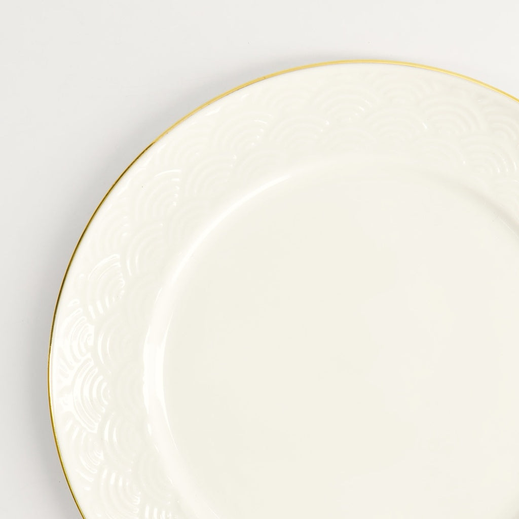 Nippon White Gold Rim Plate 16cm