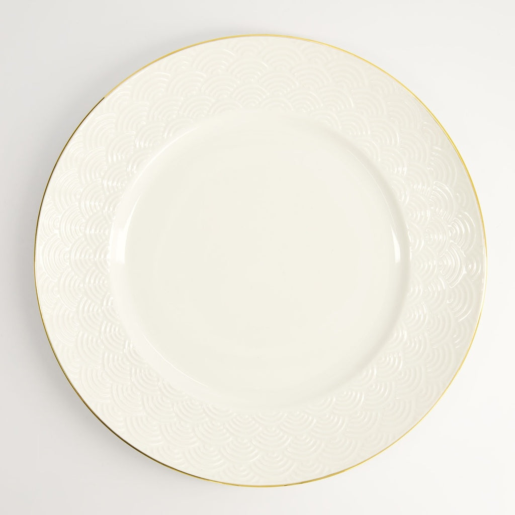 Nippon White Gold Rim Plate 29.5cm