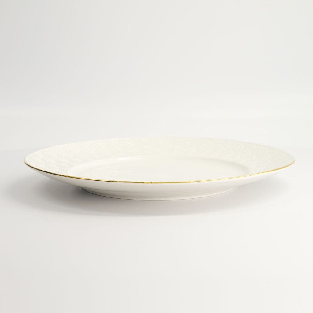 Nippon White Gold Rim Plate 29.5cm