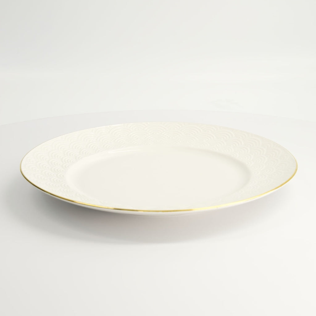 Nippon White Gold Rim Plate 29.5cm
