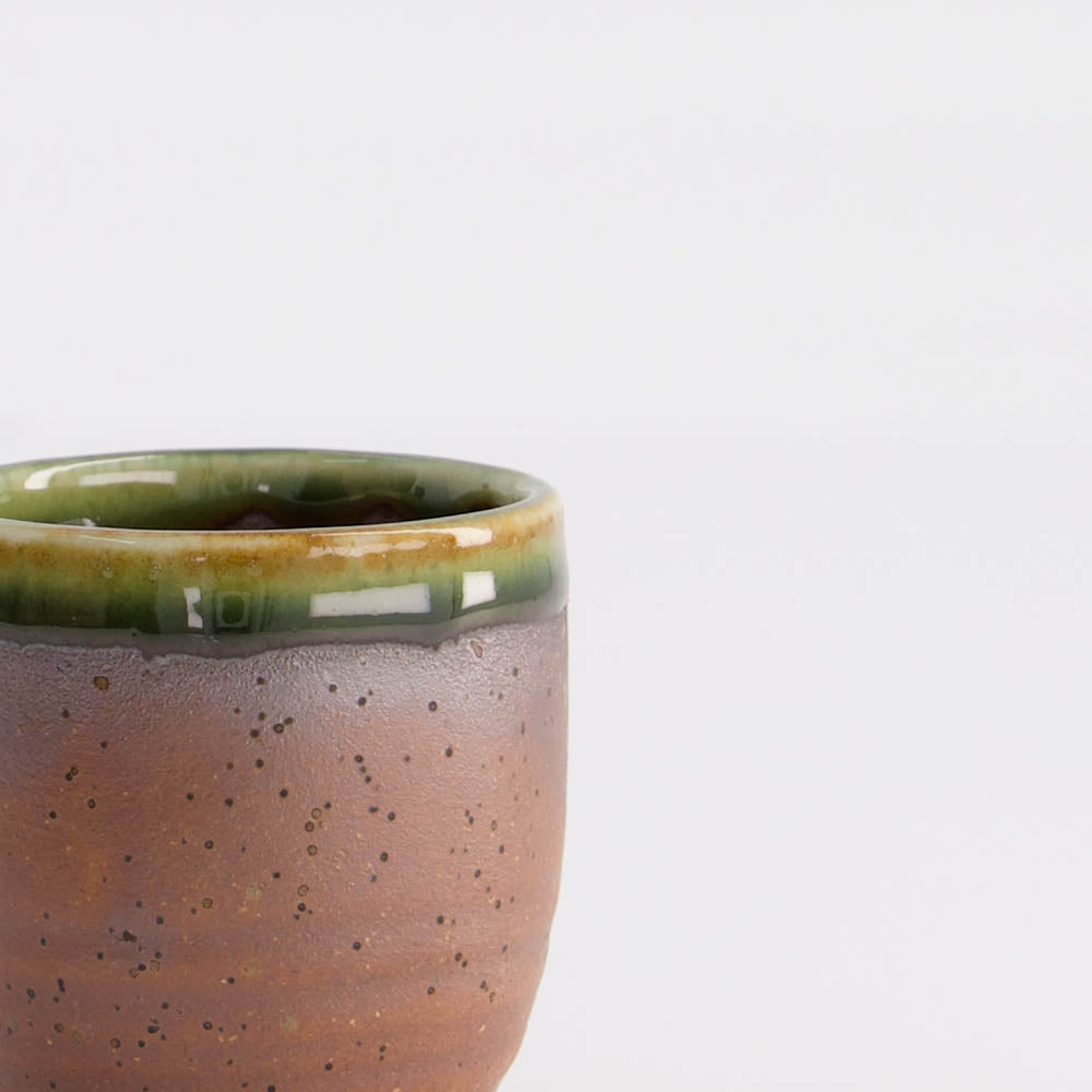 Sake Cup 4.5x4.5cm 50ml Iga Brown