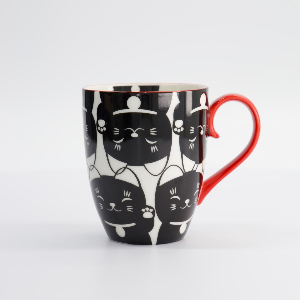 Kawaii Lucky Cat Mug W/Giftbox Black Cat
