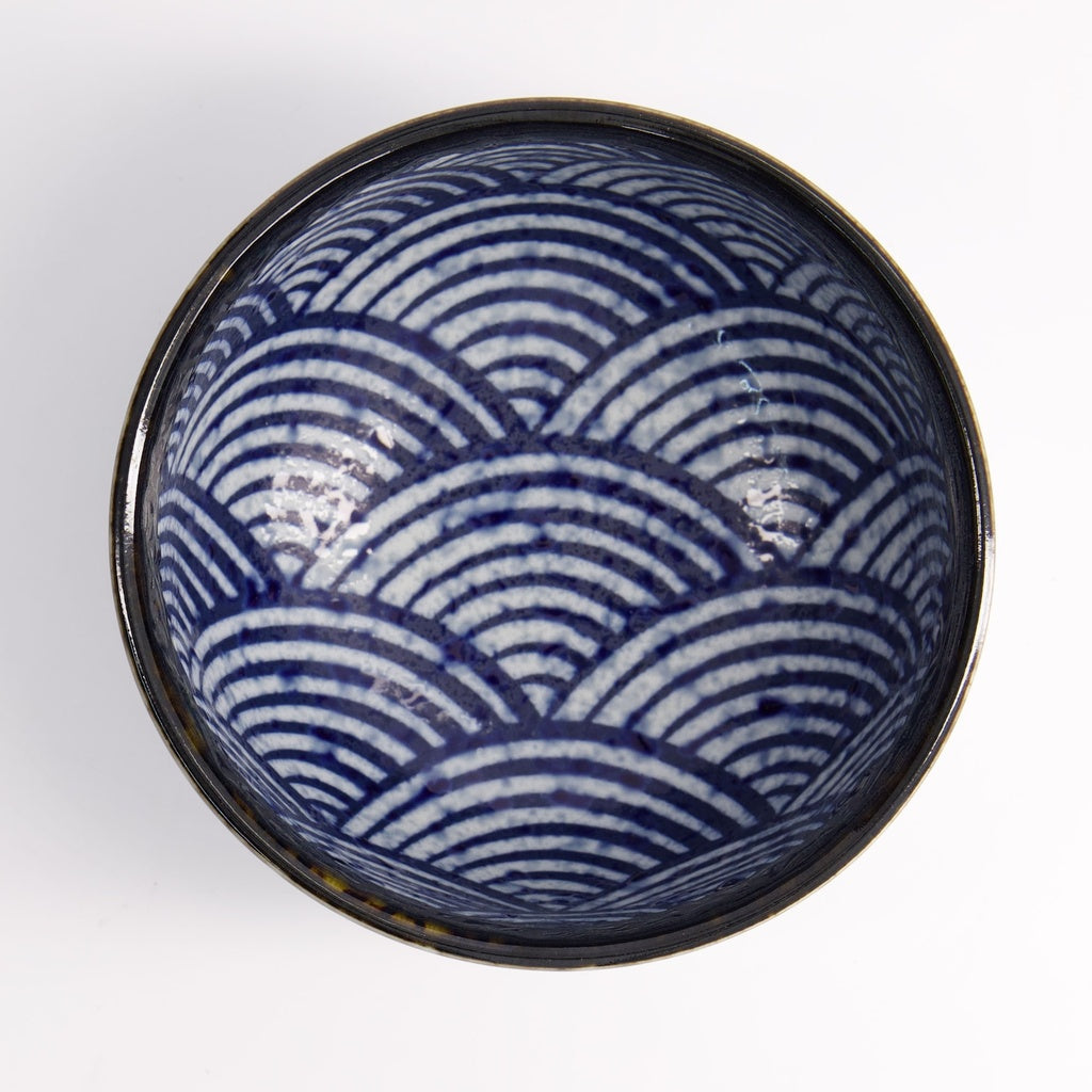 Aisai Seigaiha Bowl 13x7cm 550ml