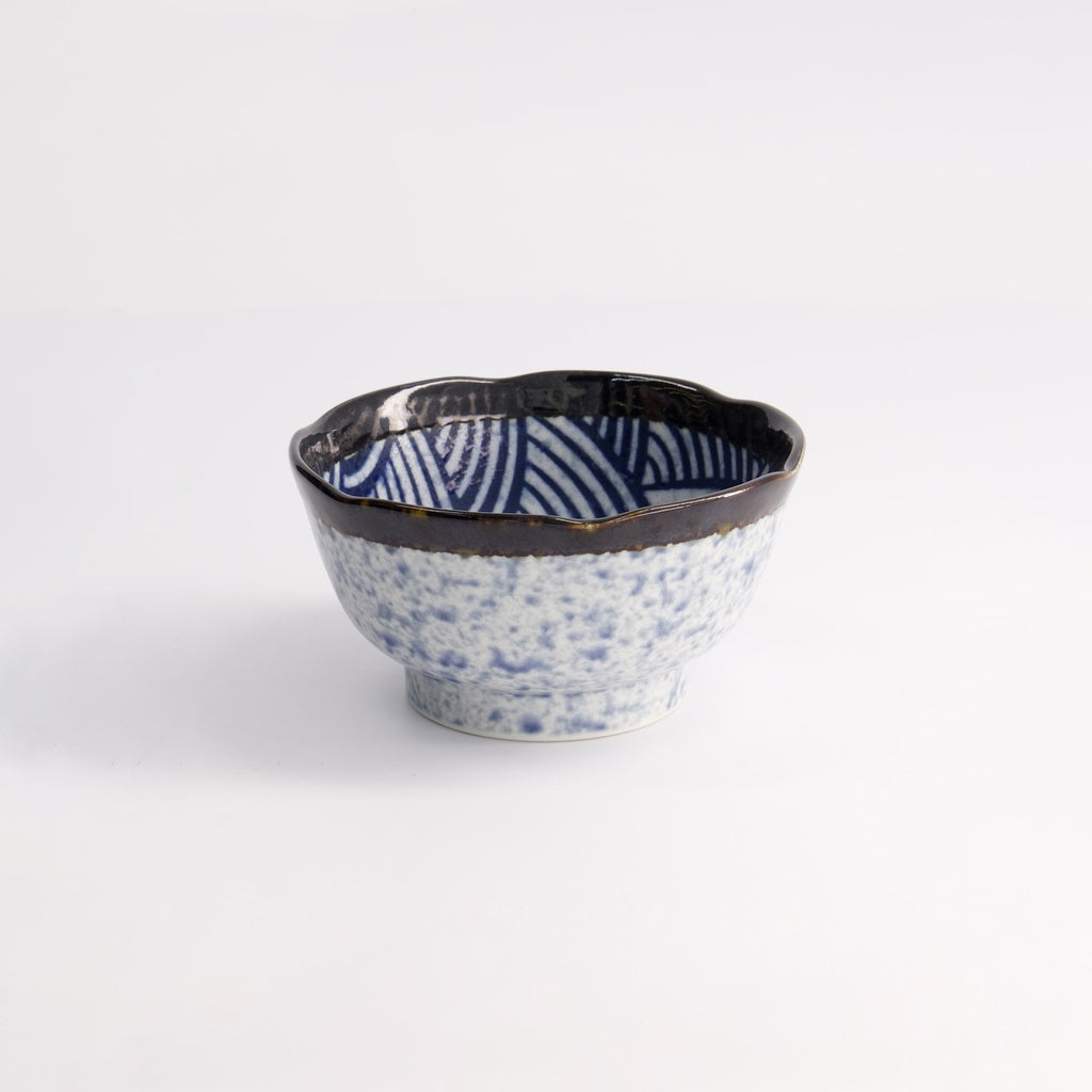 Aisai Seigaiha Bowl 11.4x6cm 300ml
