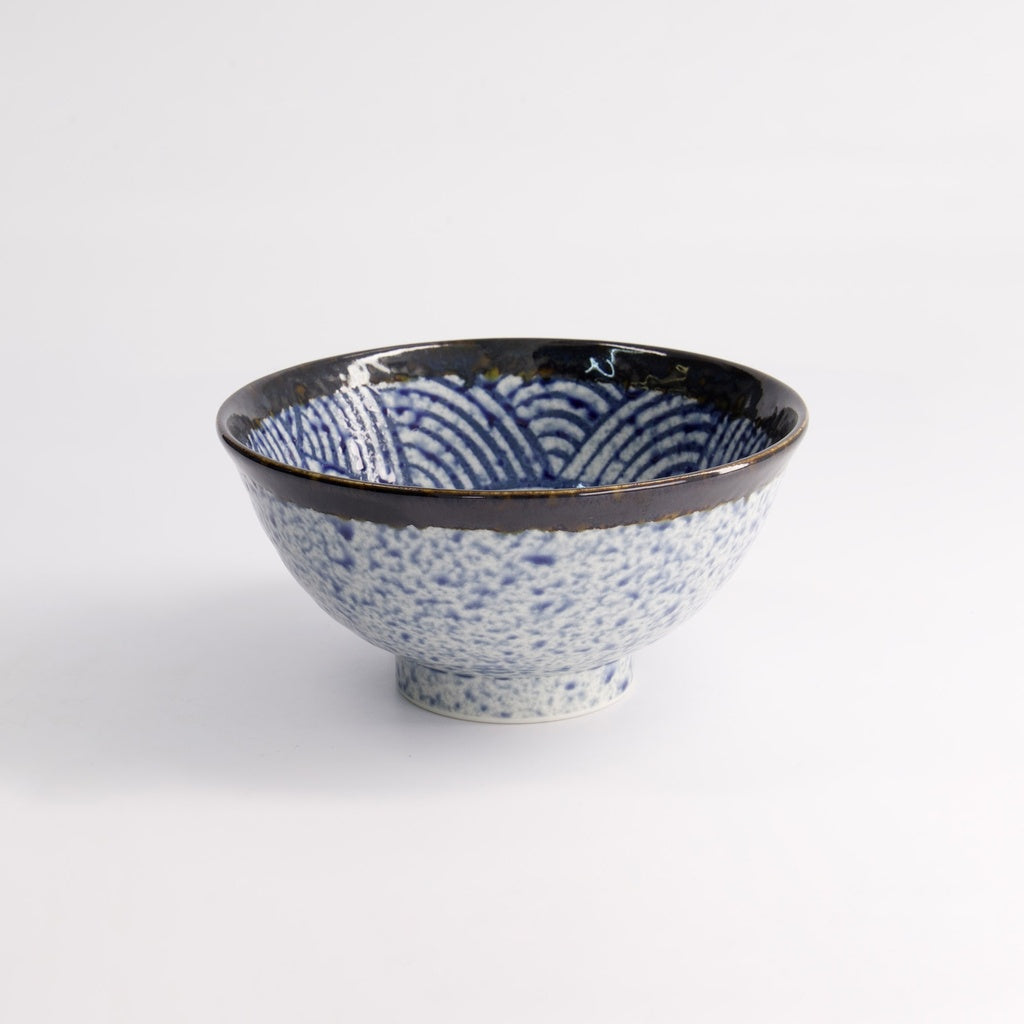 Aisai Seigaiha Bowl 16x7.5cm 600ml
