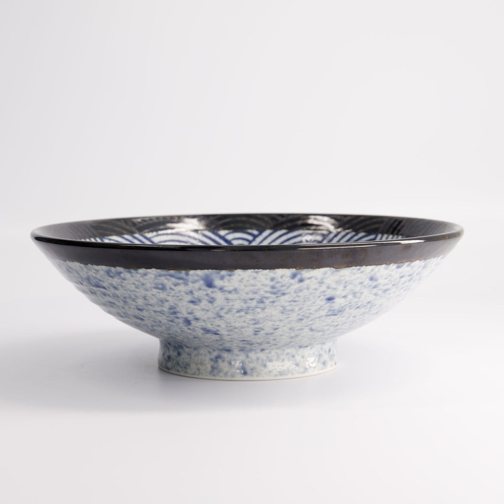 Aisai Seigaiha Salad Bowl 24x7.5cm 1400ml