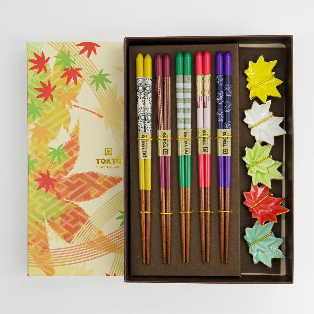 Chopstick Giftset/10 Maple Leaf
