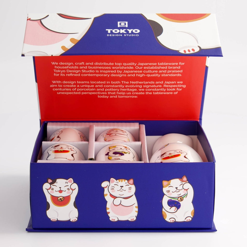 Kawaii Lucky Cat Sake Giftset