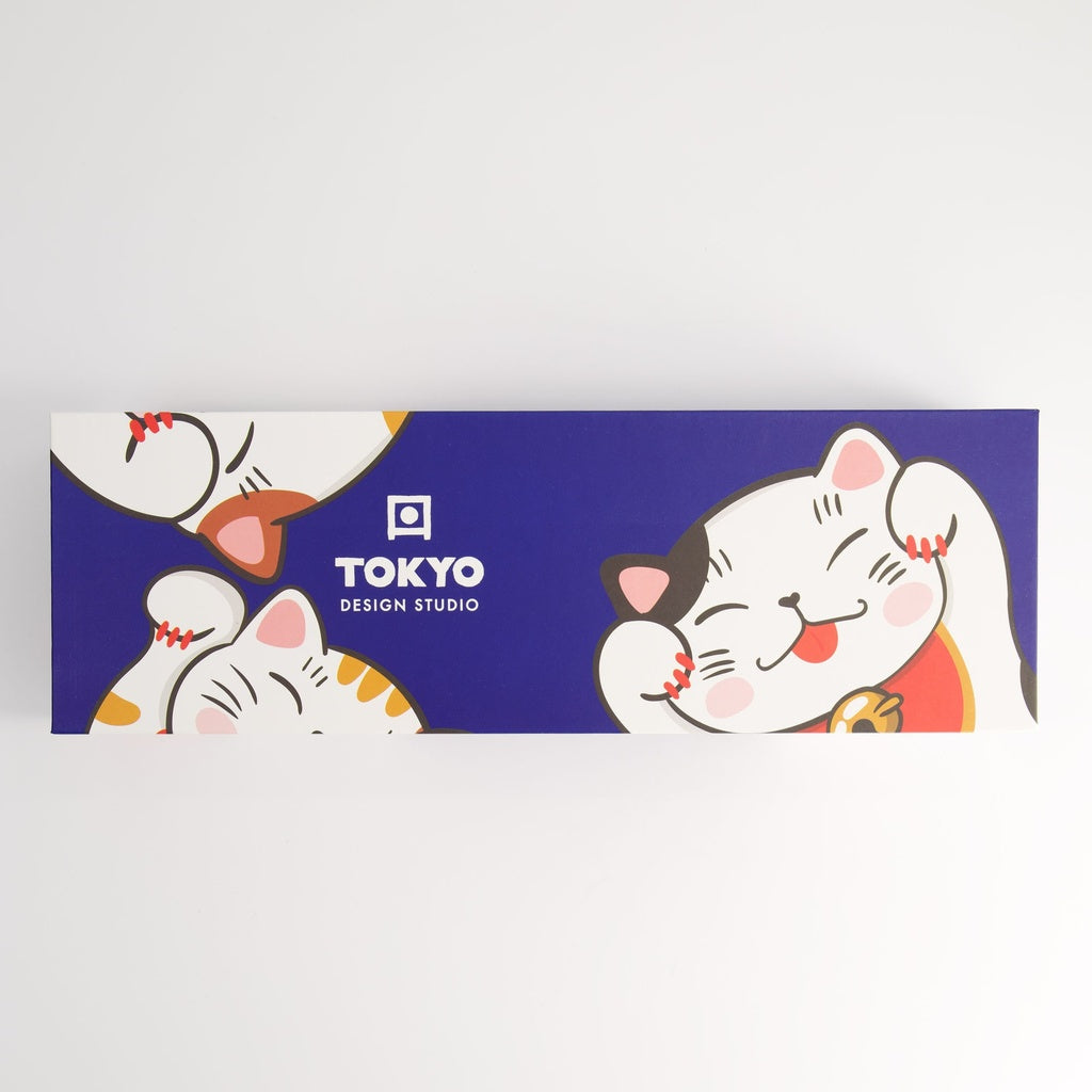 Kawaii Lucky Cat Cup Giftset 4pcs 7x8cm