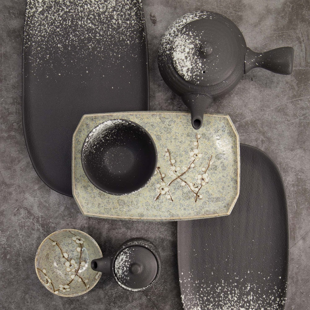 Silver Grey Tea Pot - 17x9.5cm 450ml