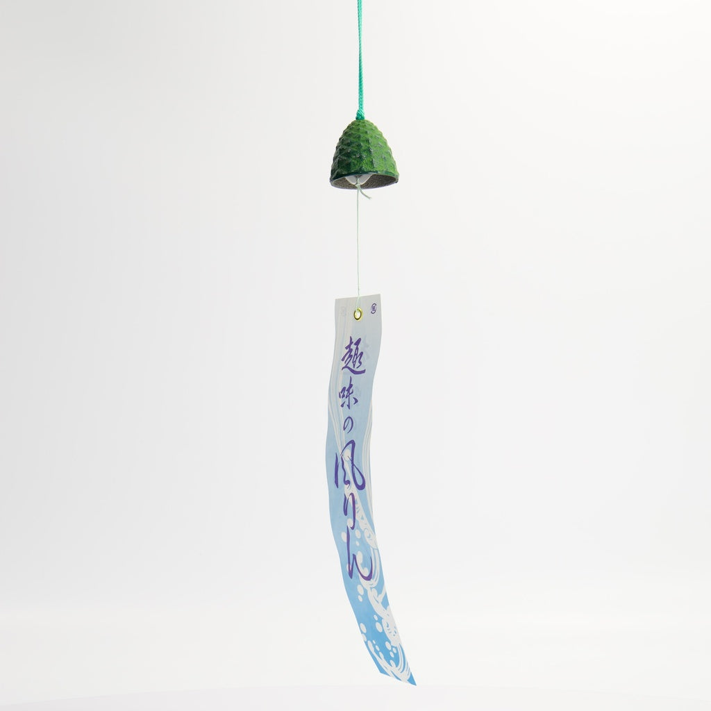 Wind Chime Iron Tsurigame Green 3.6x3.9cm