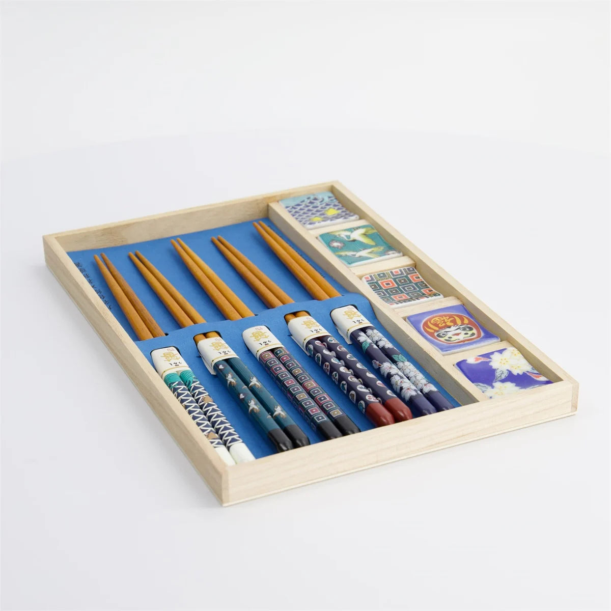 Chopstick Giftset/10 Japan in Wooden Box DJ23-0609-14