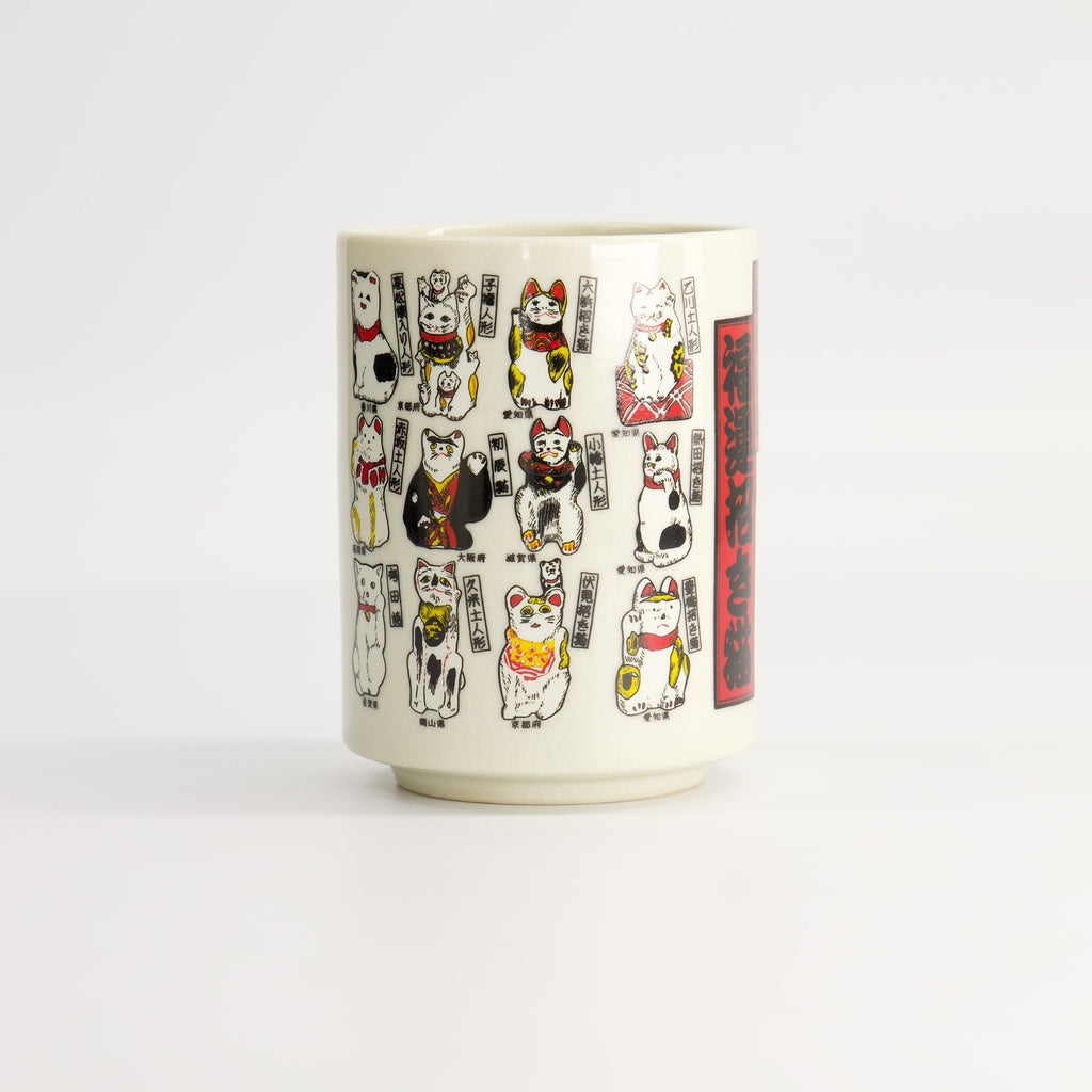 Cup Lucky Cat 7.8x10.5cm