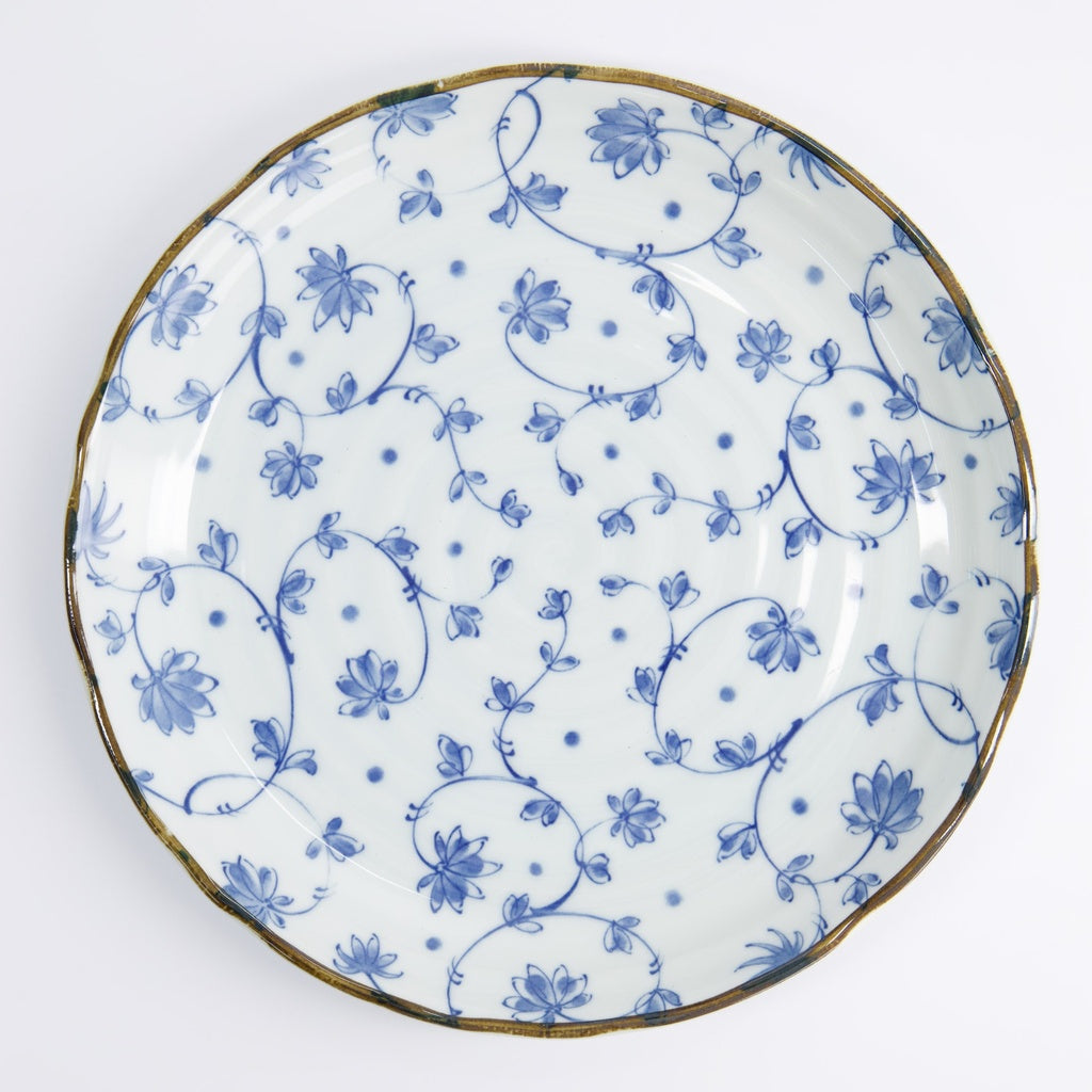 Natsu Karakusa Plate 24.7x3cm