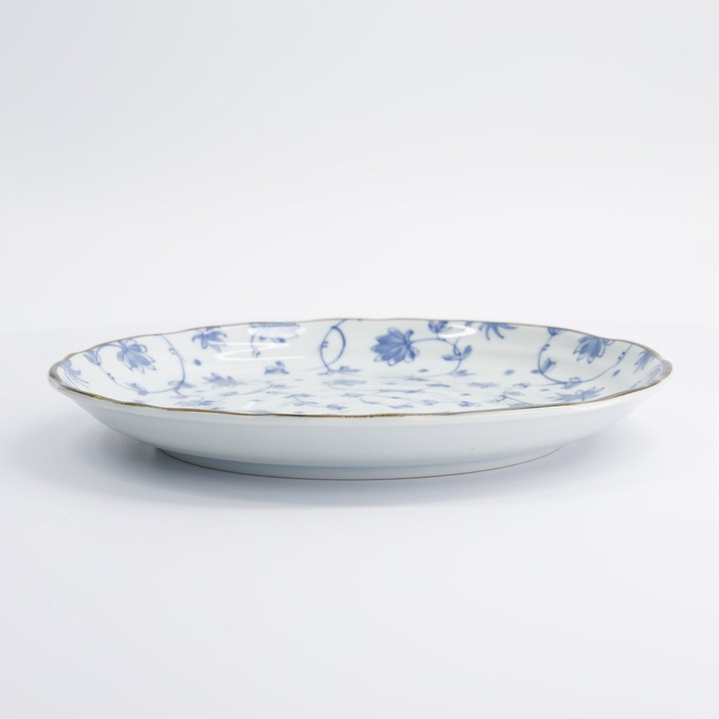 Natsu Karakusa Plate 24.7x3cm