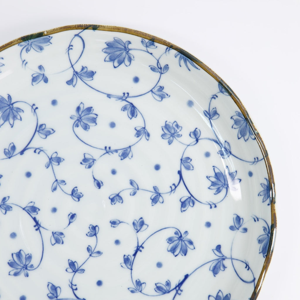 Natsu Karakusa Plate 24.7x3cm