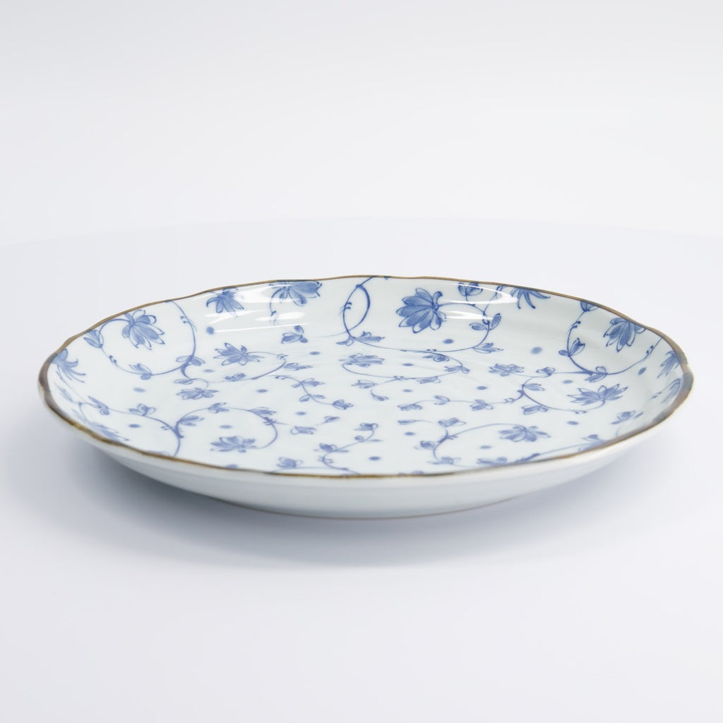 Natsu Karakusa Plate 24.7x3cm