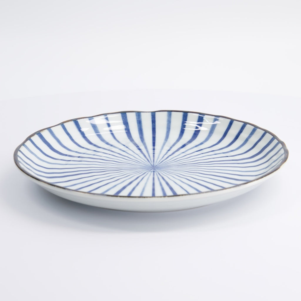 Natsu Tokusa Plate 24.7x3cm