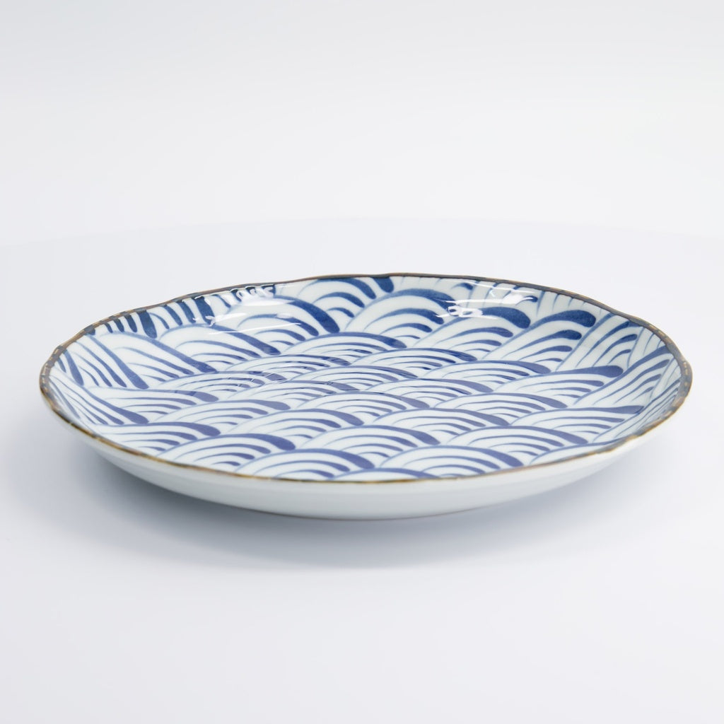 Natsu Nami Plate 24.7x3cm