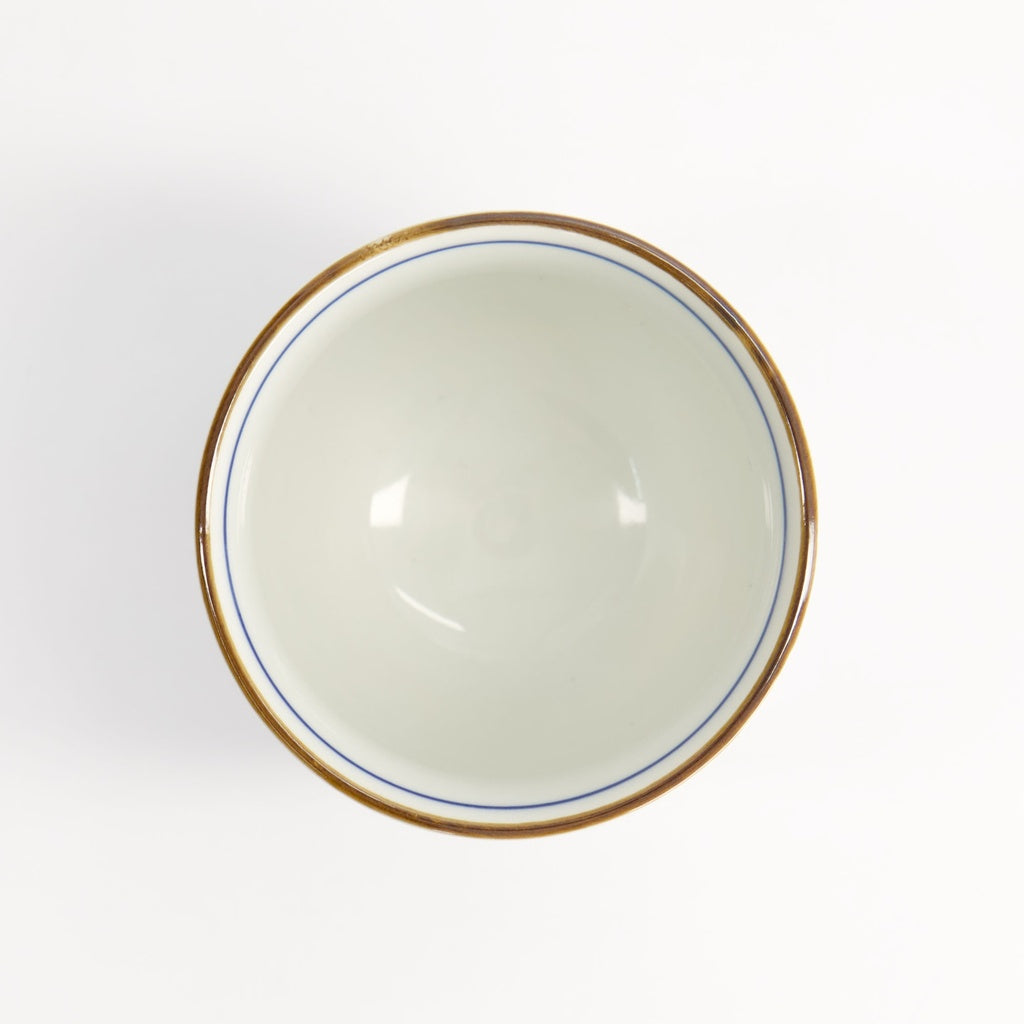 Cup 8x7.9cm Blue/White