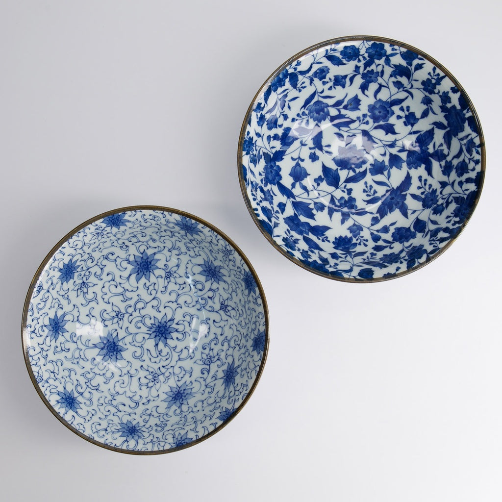 Haru Blue Mixed Ramen Bowls 2pcs Giftset