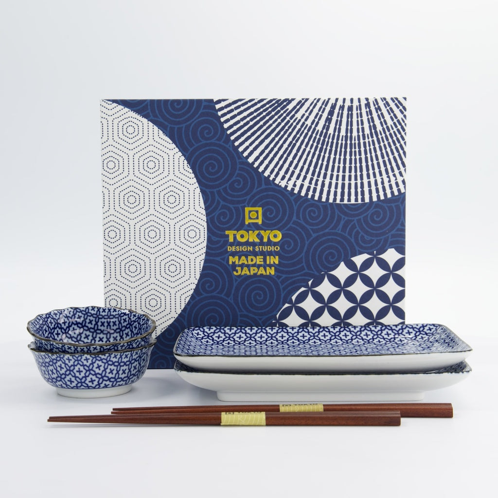Sushi Giftset Sashiko 6pcs