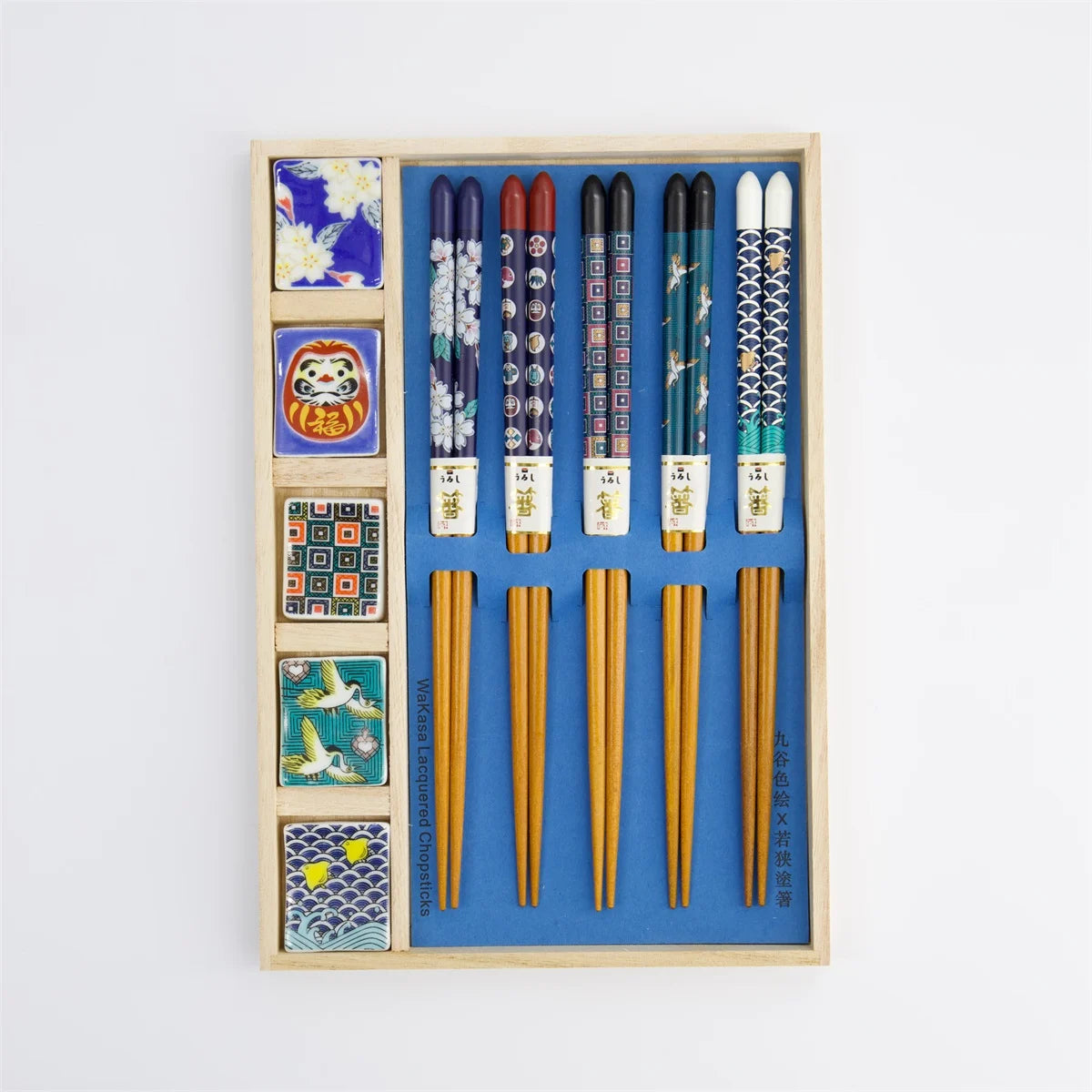Chopstick Giftset/10 Japan in Wooden Box DJ23-0609-14