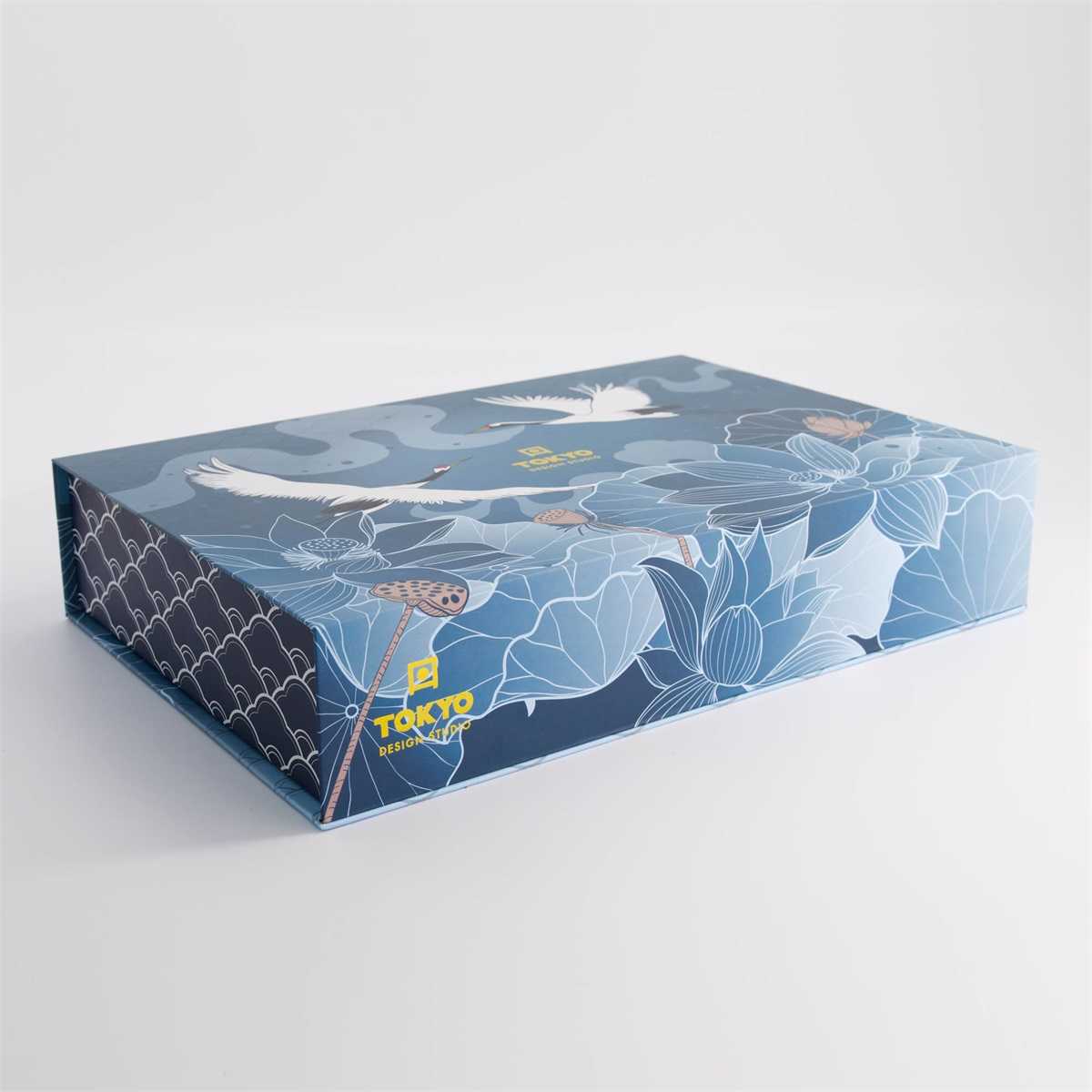 Blue Glassy 8 piece sushi gift set