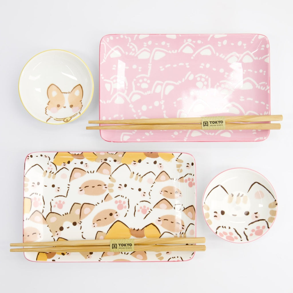 Kawaii Cat Sushi Giftset 6pcs