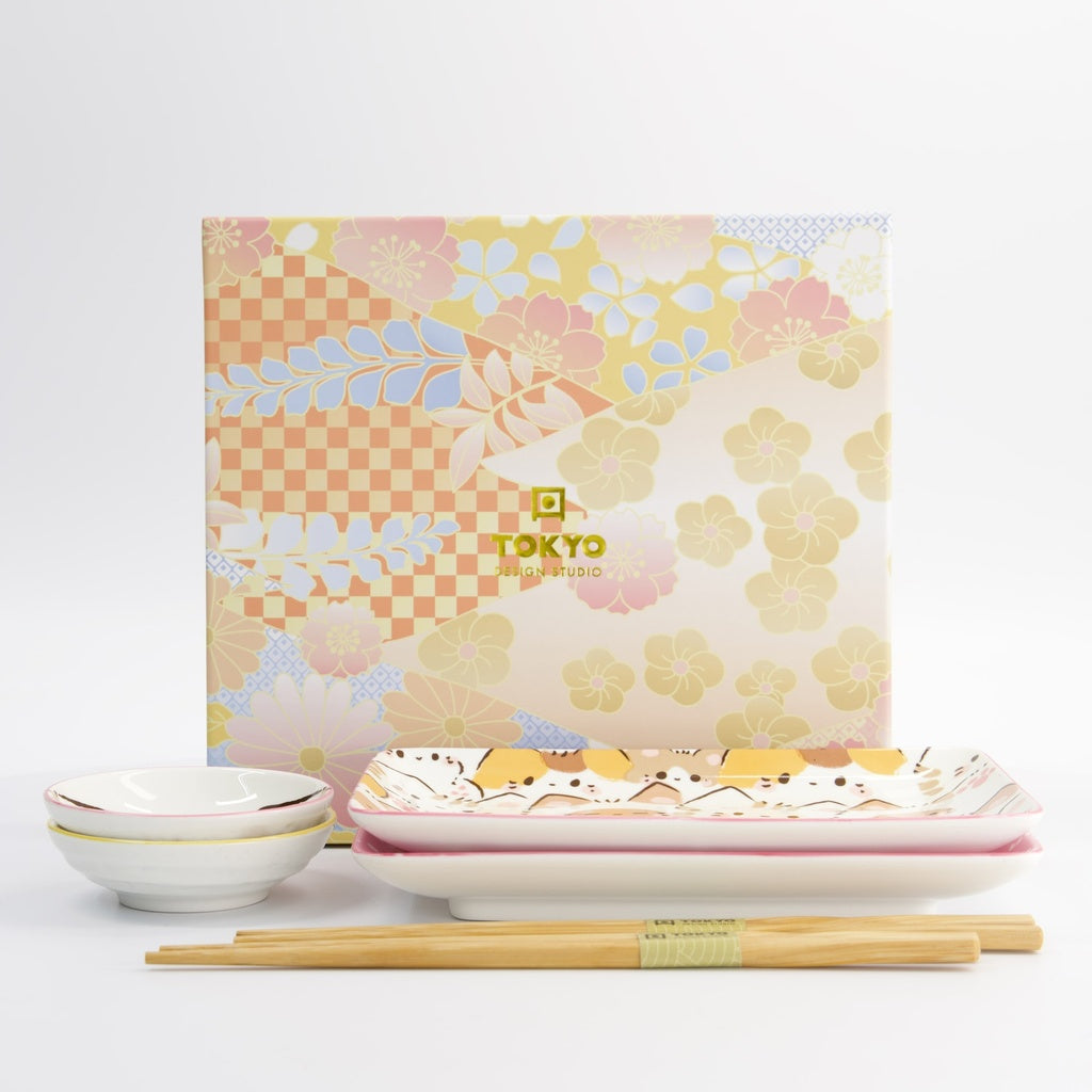 Kawaii Cat Sushi Giftset 6pcs