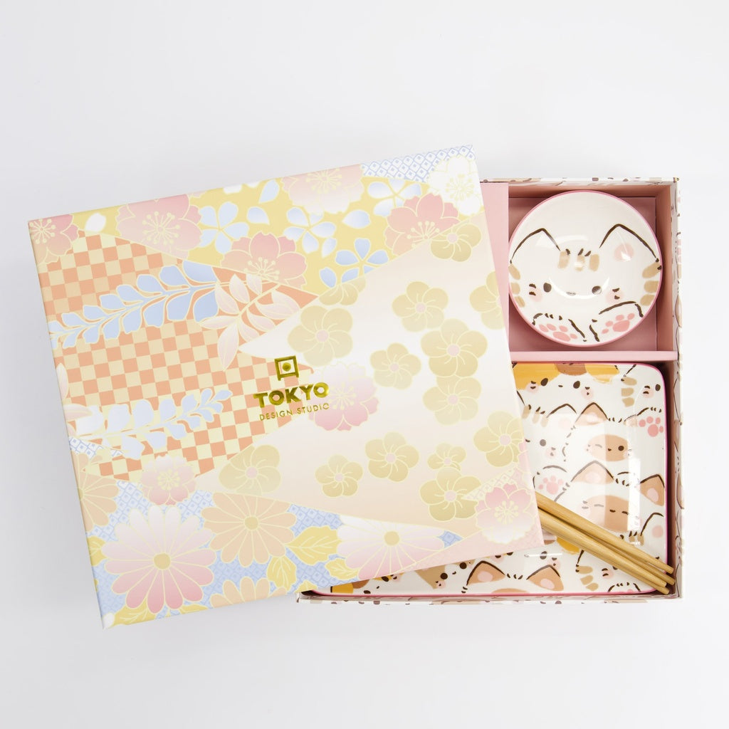 Kawaii Cat Sushi Giftset 6pcs