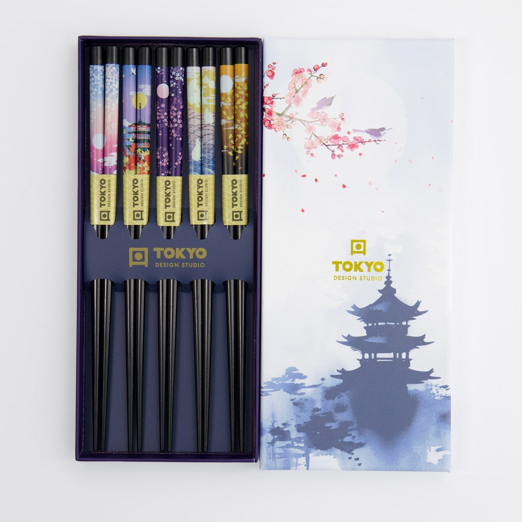 Chopstick Giftset/5 Temple