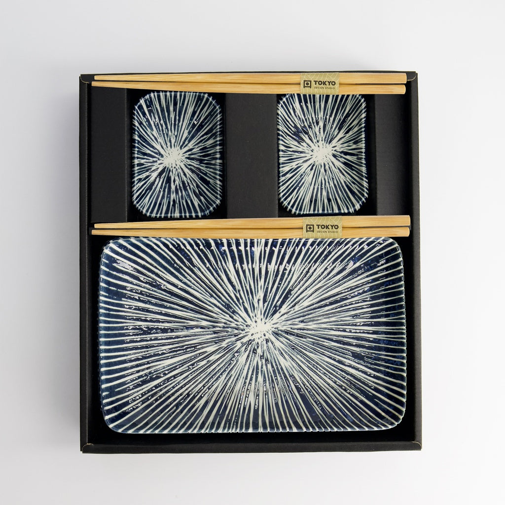 Blue Tokusa Sushi Giftset 6pcs