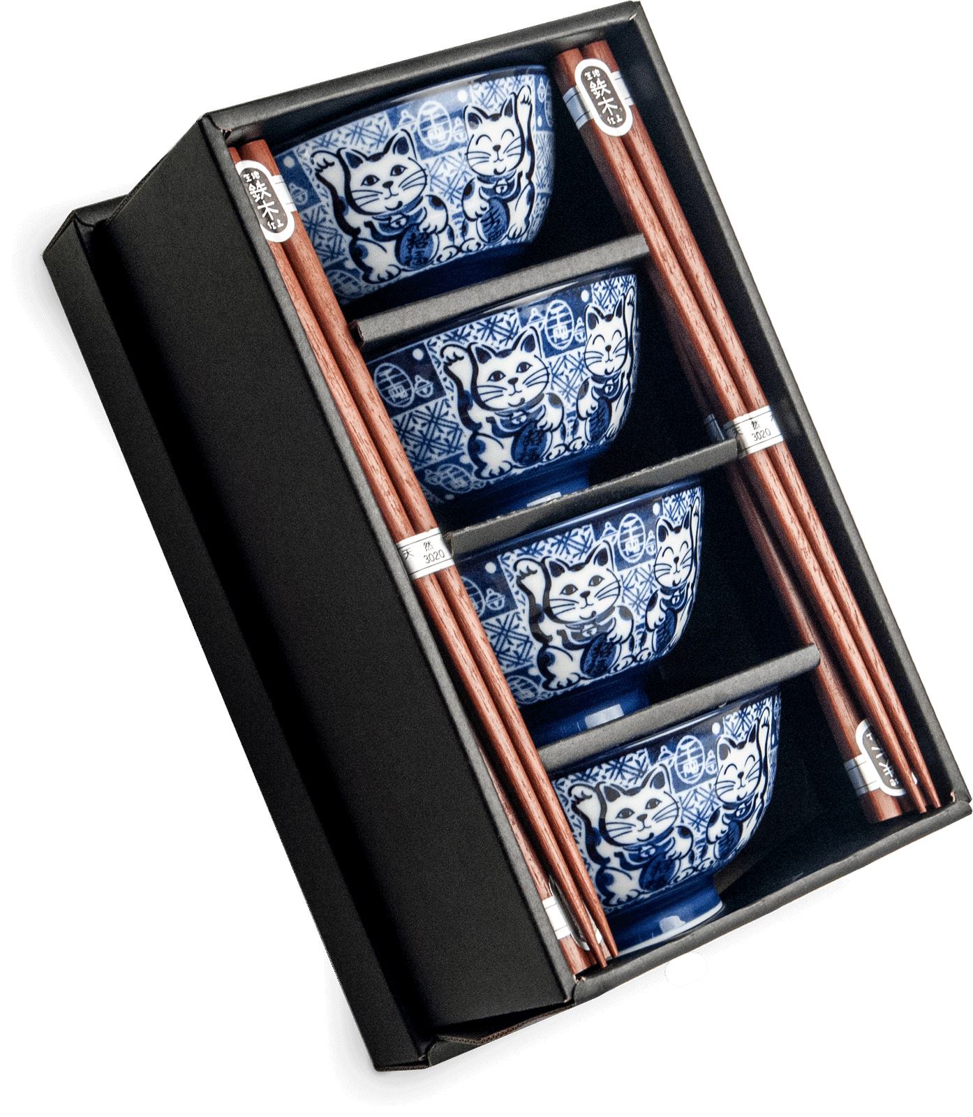 Lucky Cat bowl set