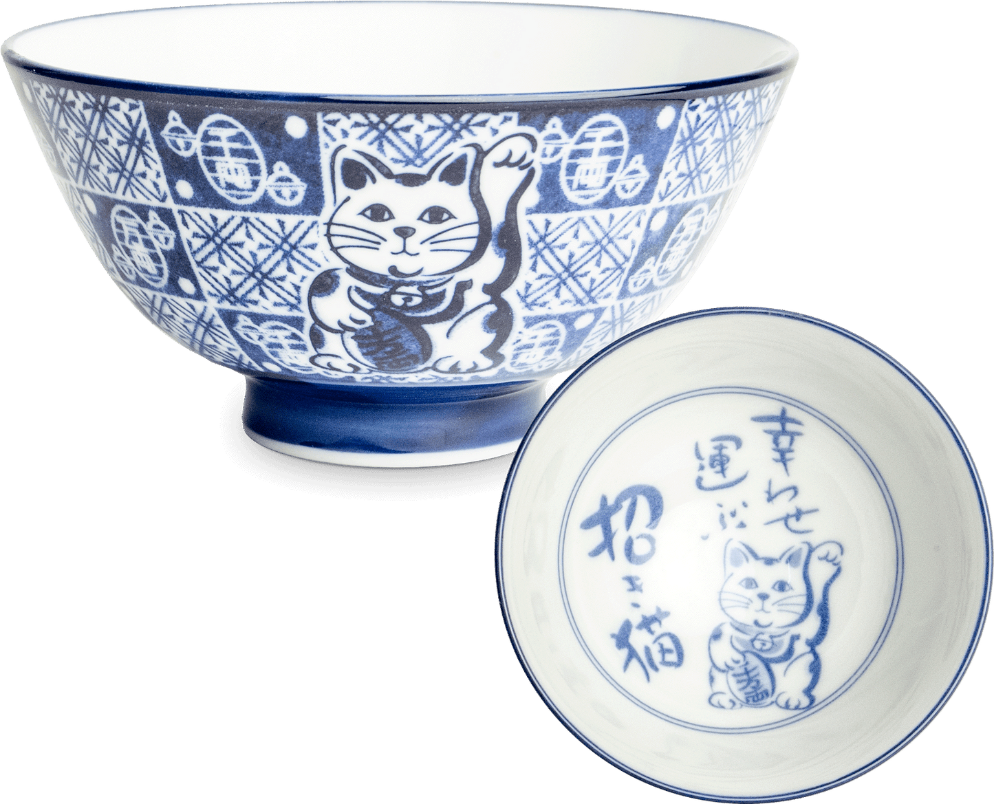 Lucky Cat bowl set