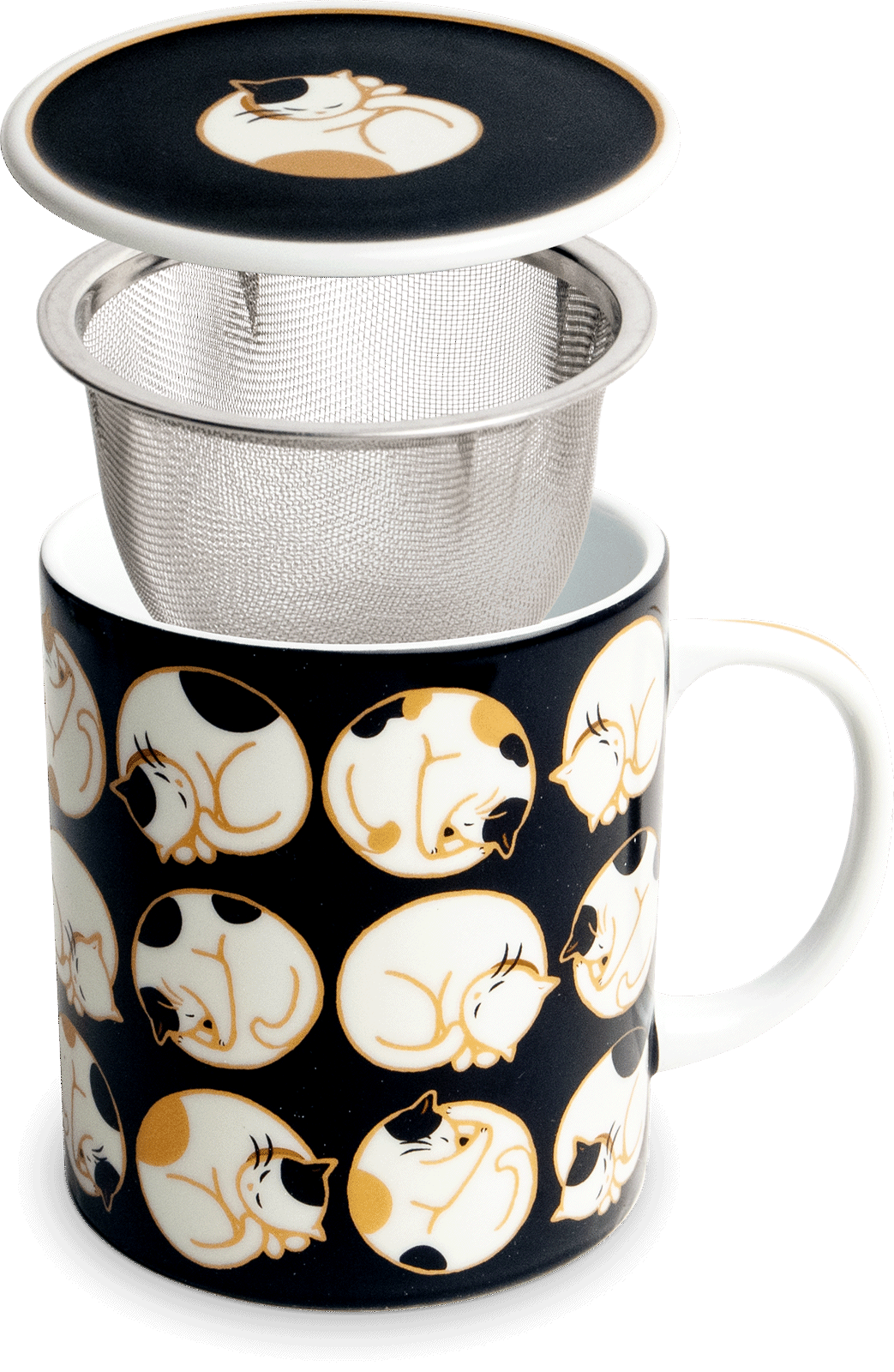 Tea mug with filter