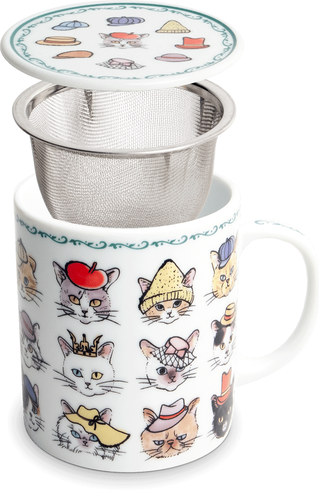 Tea mug with filter