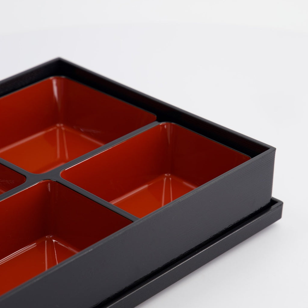 Lacquerware Bento Box 27.5x21.5cm