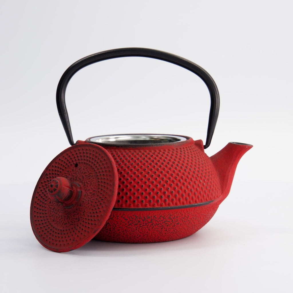 WY Tea Kettle Iron 17.5x15x10cm Arare 0.8L RED